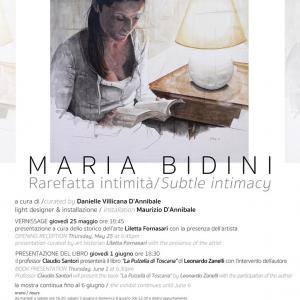 MARIA BIDINI: Rarefatta intimità