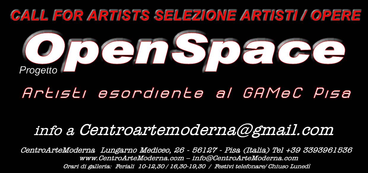 "OPEN SPACE / Artisti esordiente al ‪#‎GAMeC‬ di ‪#‎Pisa‬"