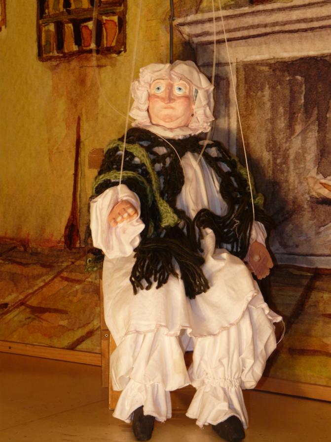 Grandmother (Little red Cap, marionettes exhibition)