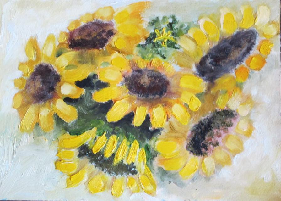 Sunflowers light