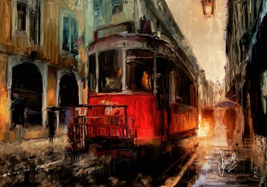 Il tram rosso