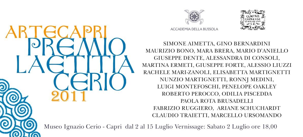 ArteCapri Premio Laetitia Cerio 2011