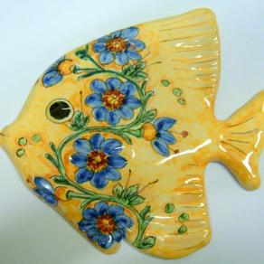 Pesce murale Floris - Maiolica