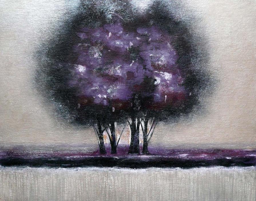 Purple trees