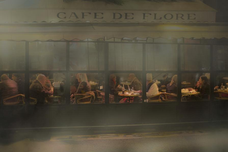 Atmosfere parigine-Cafe de Flore