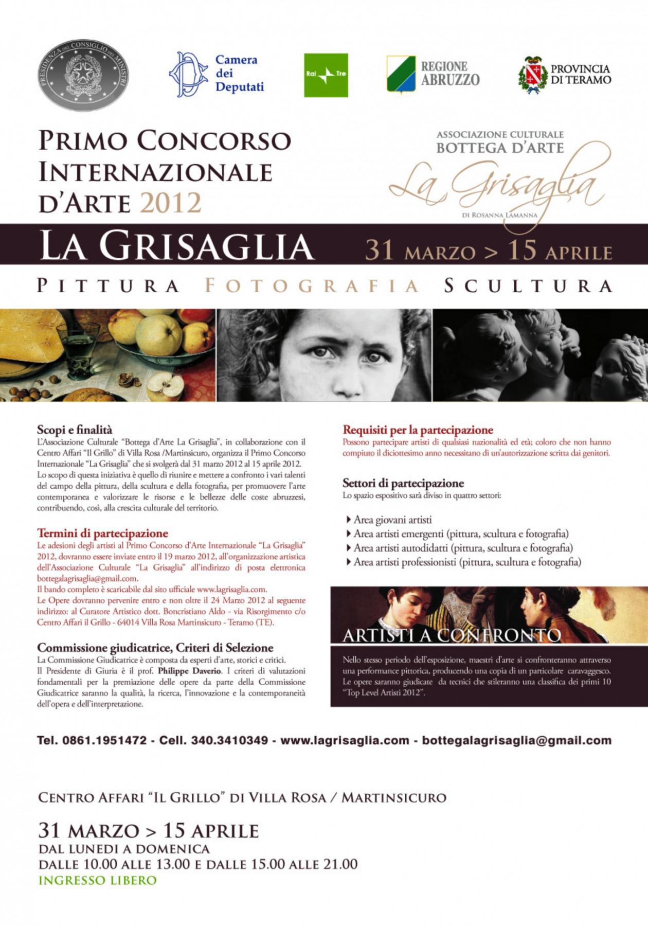 CONCORSO INTERNAZIONALE 2012 