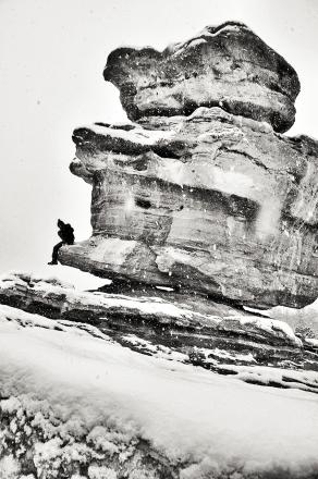 Blizzard in the Garden of the Gods