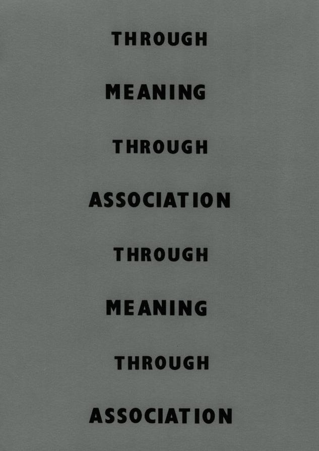 Meaning Through Association Through Meaning