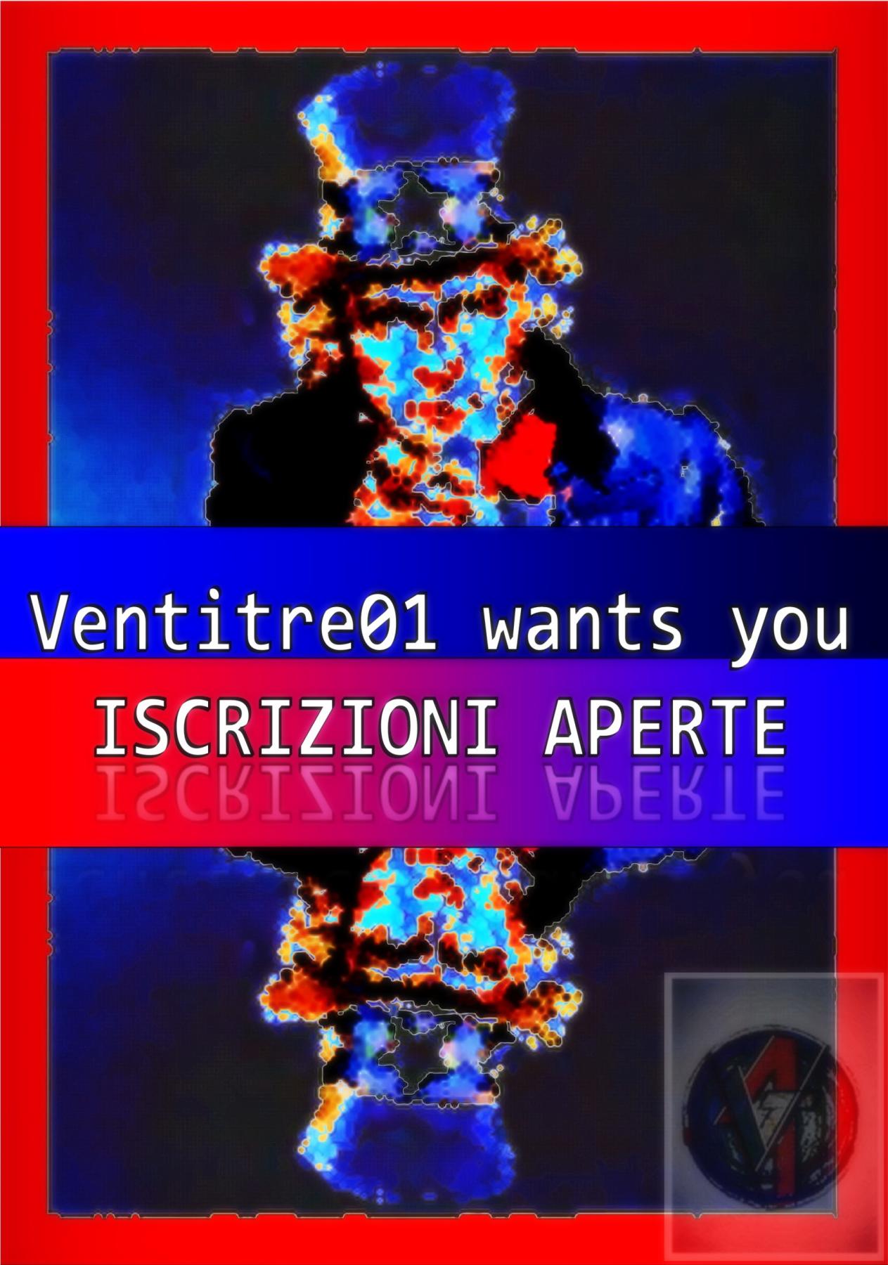 Ventitre01 wants you! Iscrizioni aperte