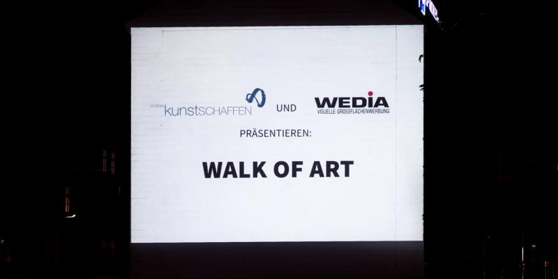 kunstschaffen - walk of art - beamboard naschmarkt - 1. August to 15. August – Vienna