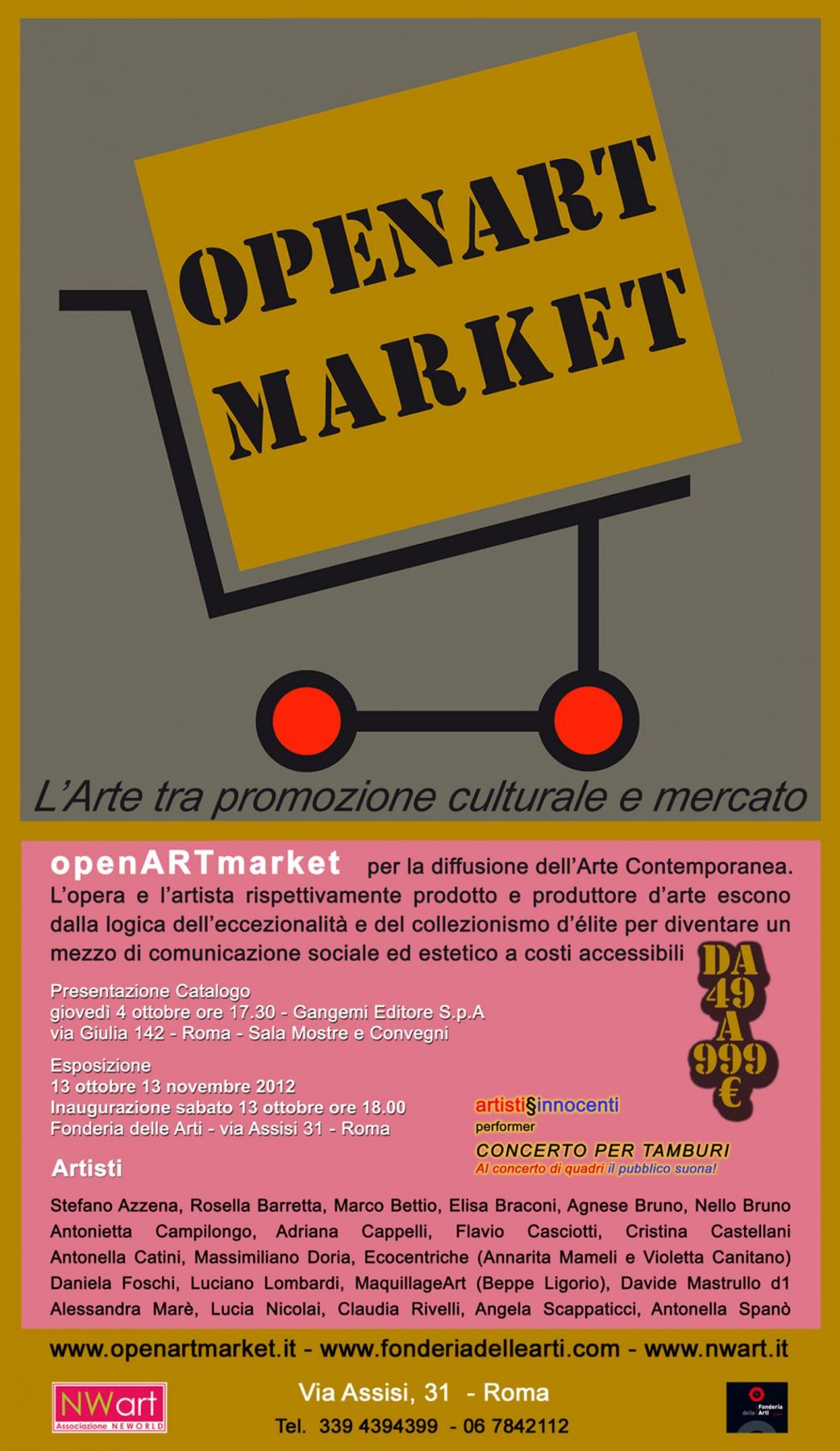 Quinta edizione OpenARTmarket / l'arte tra promozione culturale e mercato