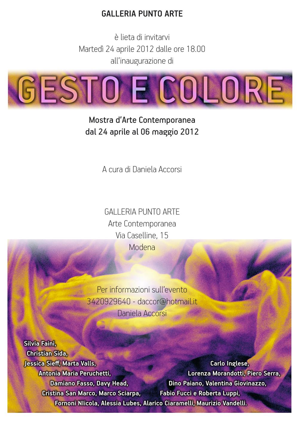 Gesto e colore