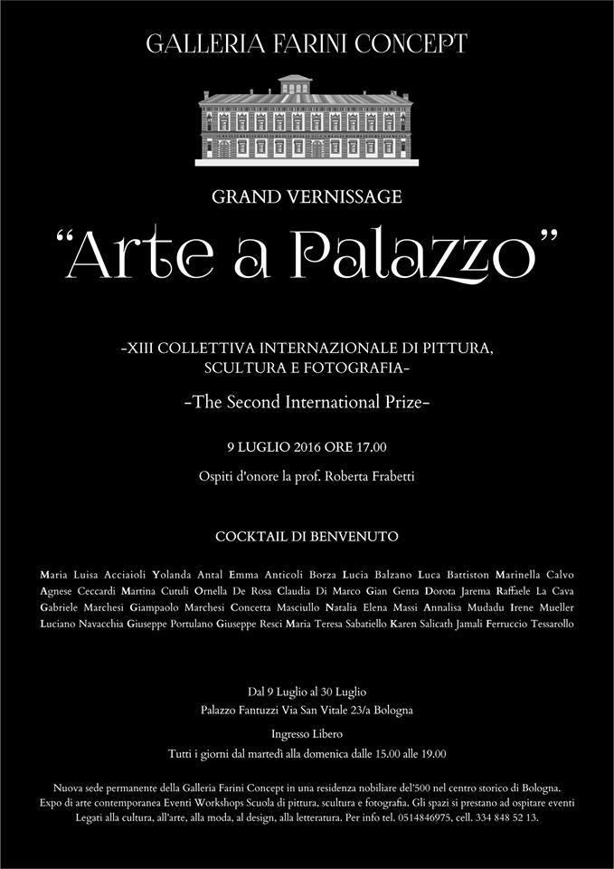 "ARTE A PALAZZO" THE SECOND INTERNATIONAL  PRIZE