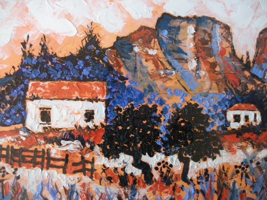 Farm at Anaxos No.3 (detail)