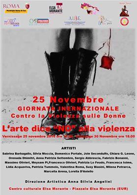 " L’ARTE DICE NO ALLA VIOLENZA "