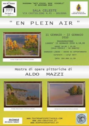 Locandina Mostra Aldo Mazzi Sala Celeste Bologna