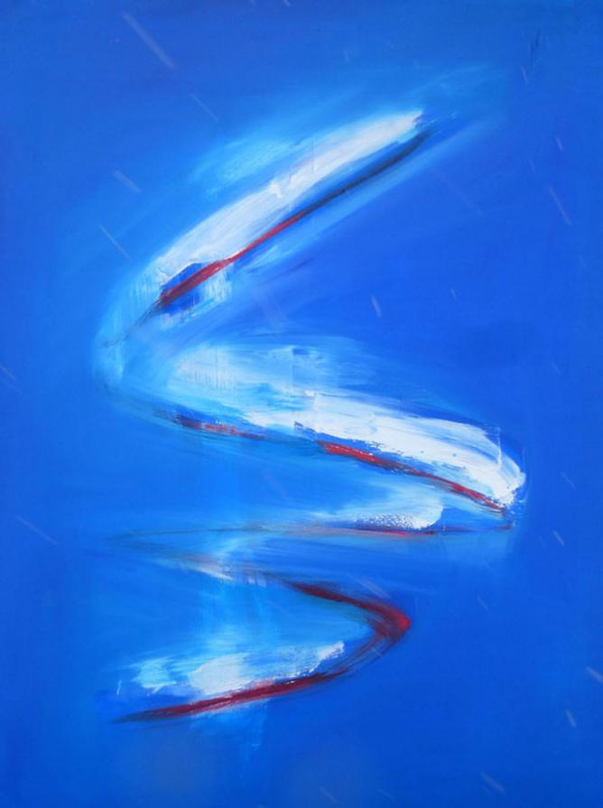 Abstract in Blue no 4