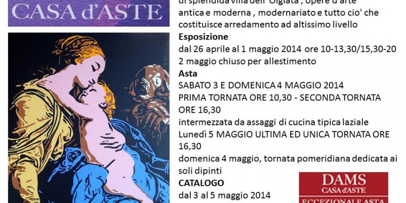 DAMS casa d'aste : expo e asta