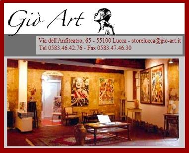 mostra paemanenete persso la galleria Giò art di  lucca