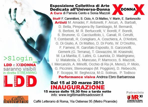 Esposizione collettiva di Arte XDonnaX