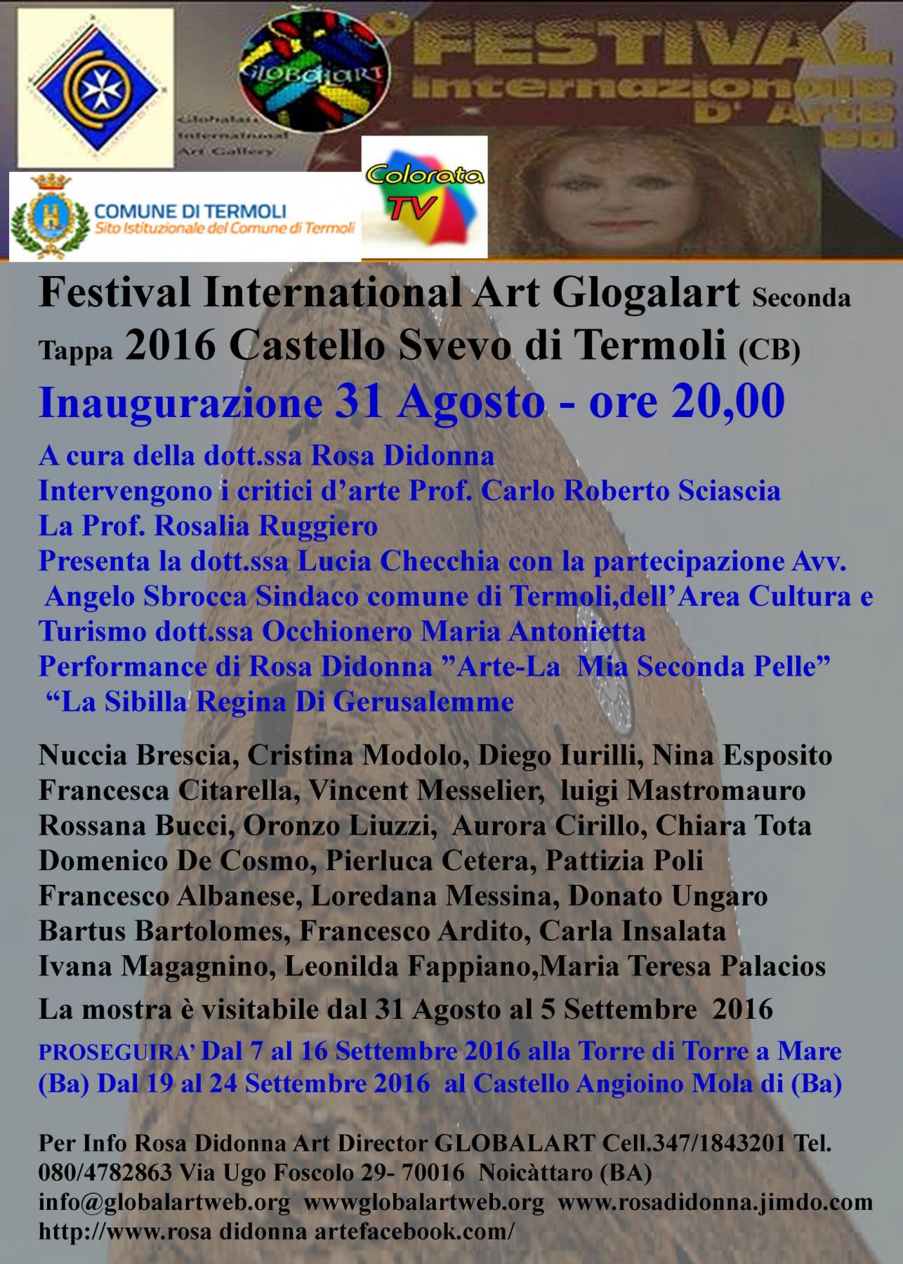 Festival International Art Glogalart Seconda Tappa 2016 