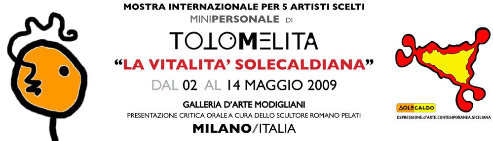 Mostra personale di pittura di TOTO' Melita