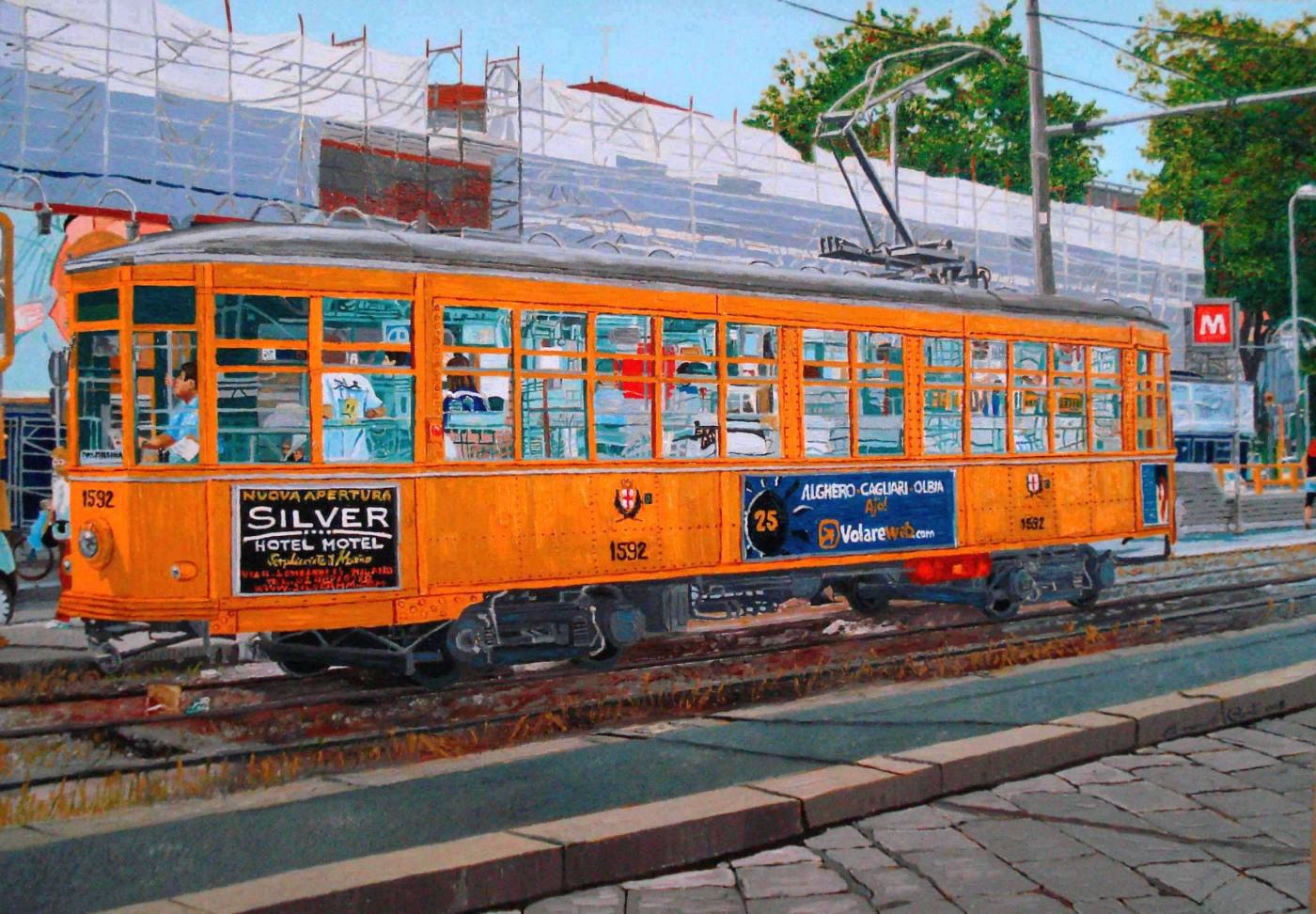 Il tram di Milano. Vincitore del 1° premio della 14° edizione del SATURA PRIZE Genova 2009