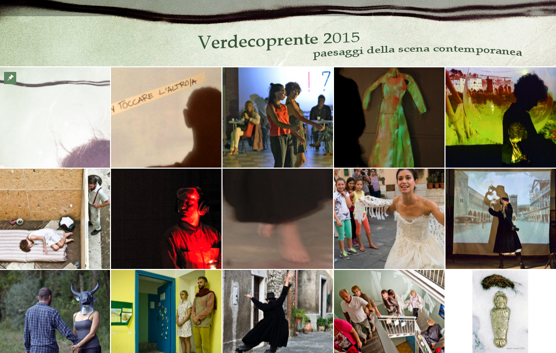 Verdecoprente residenze in festival