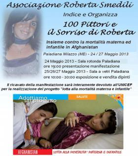 100 pittori e il sorriso di Roberta