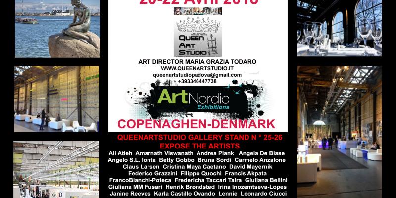 QUEENARTSTUDIO GALLERY AT ART NORDIC COPENAGHEN APRILE 2018 