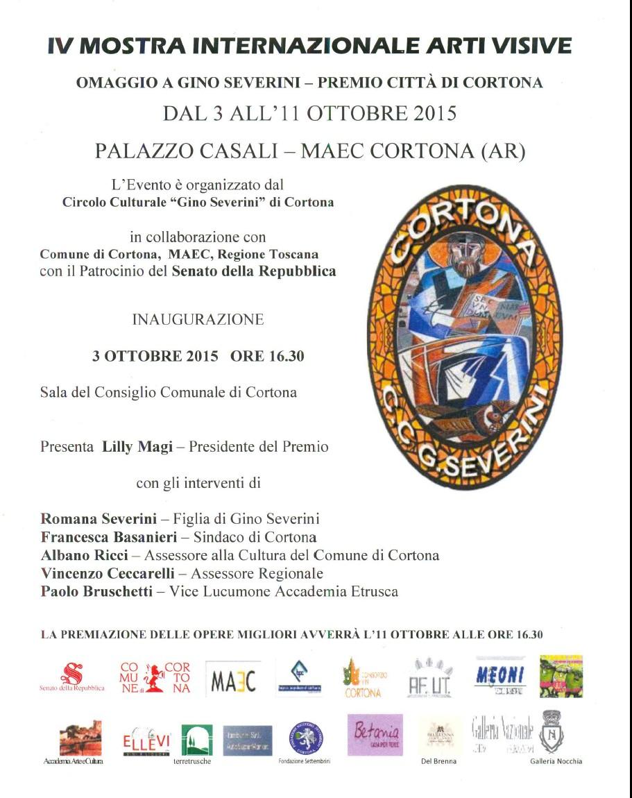 MOSTRA A CORTONA  dal 3 all'11 OTTOBRE