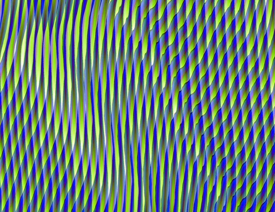 Two Color Blue-Green Points #2