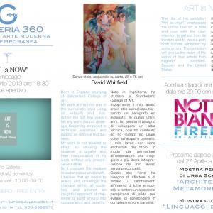 Inaugurazione "ART is NOW" 