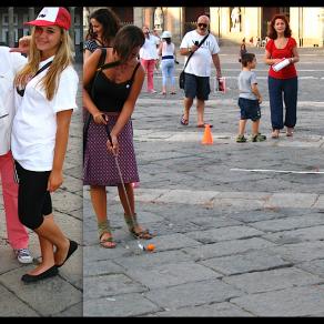 Piazza del Plebiscito, Napoli - Partita di Golf, Performance di Augusto De Luca.8R36;