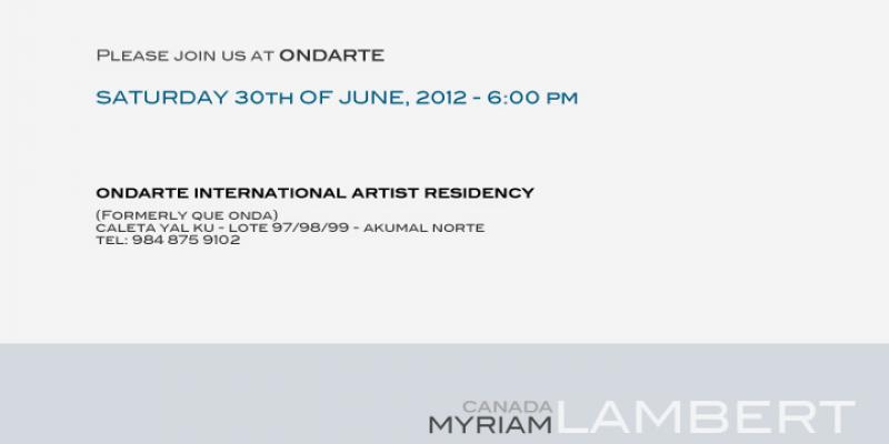 ONDARTE - INTERNATIONAL ARTIST RESIDENCY JUNE VERNISSAGE 