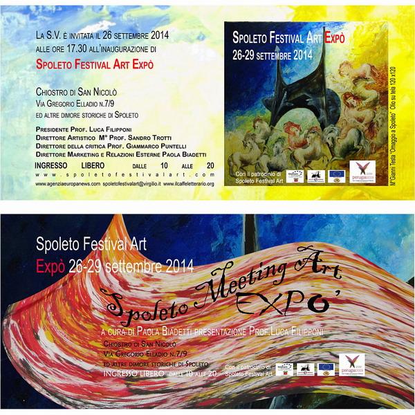 SPOLETO FESTIVAL ART EXPO' 2014 -  Spoleto Meeting Art 2014