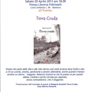 Presentazione Libro "Terra Cruda"