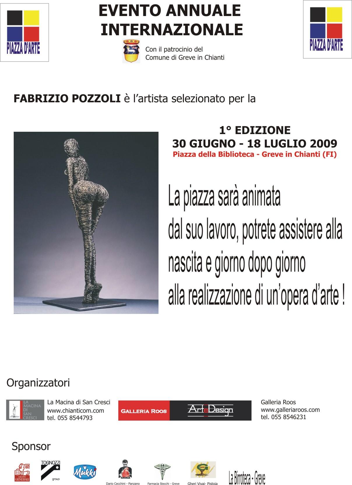 Annual international award PIAZZA D'ARTE