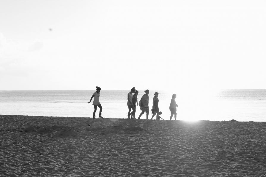 Chicas en la playa