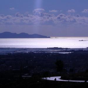 Italy. Sicily, Trapani blue salt