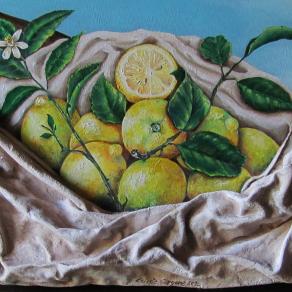 "Limoni di Sicilia con canovaccio"