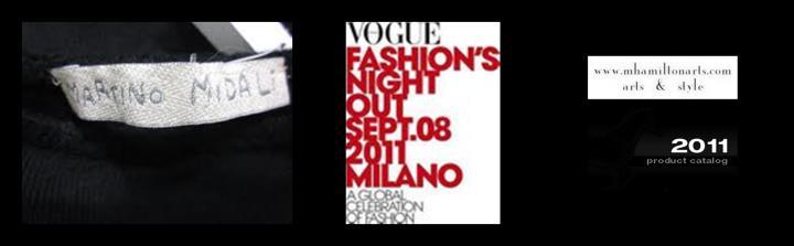 MARTINO MIDALI  and  MHAMILTON ARTS  per Vogue Fashion Night Out 2011