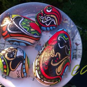 Painted stones