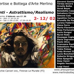 ART-EXPERTISE E BOTEGA D´ARTE MERLINO              Confronti - Astrattismo / Realismo