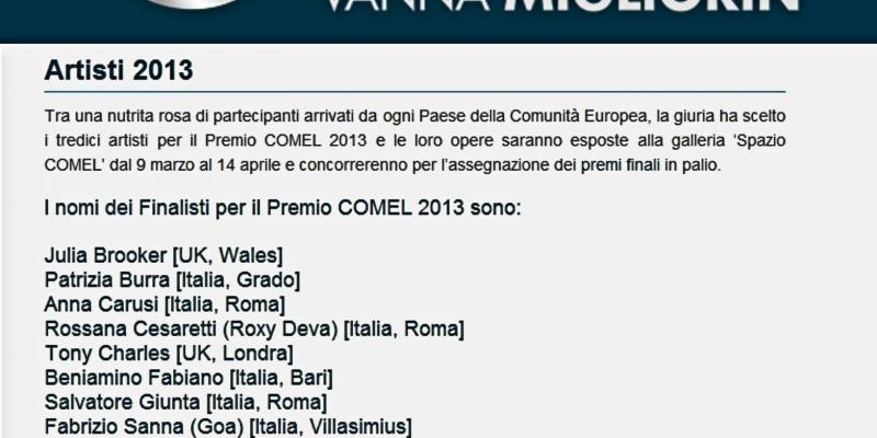 premio COMEL 2013