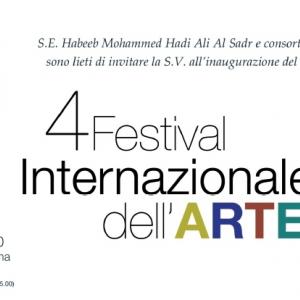  IV Festival Internazionale dell'Arte  “Per la Pace e il Dialogo tra i Popoli e le Religioni”