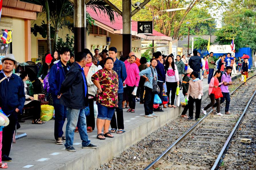 Travelling to Kanchanaburi - Thailand