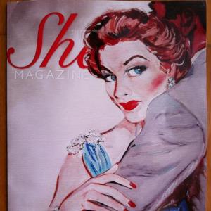 One of my works, which is a tribute to Michael Silver for the Cover of the February Issue "She Magazine".