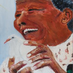 Mandela and the dove of peace