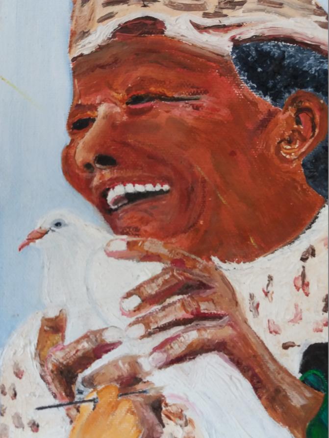 Mandela and the dove of peace